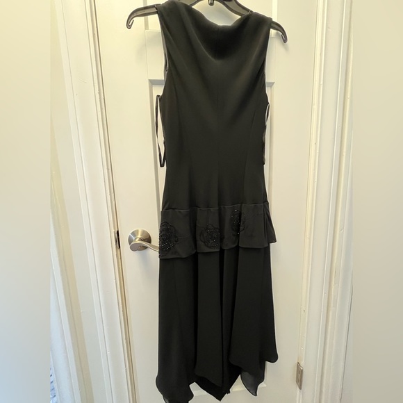 Evan Picone Black Cocktail Dress size 8 - Picture 4 of 4